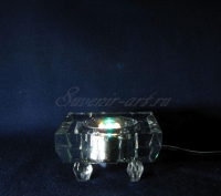 Светодиодная подсветка кристаллов. Квадрат 100мм.